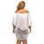 Polynesian Tribal Plumeria Lotu Tamaiti Family Matching Off Shoulder Short Dress and Hawaiian Shirt Pastel Blush - Polynesian Pride
