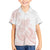 Polynesian Tribal Plumeria Lotu Tamaiti Family Matching Off Shoulder Short Dress and Hawaiian Shirt Pastel Blush - Polynesian Pride
