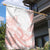 Polynesian Tribal Plumeria Lotu Tamaiti Garden Flag Pastel Blush - Polynesian Pride