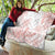 Polynesian Tribal Plumeria Lotu Tamaiti Quilt Pastel Blush - Polynesian Pride