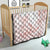 Polynesian Tribal Plumeria Lotu Tamaiti Quilt Pastel Blush - Polynesian Pride