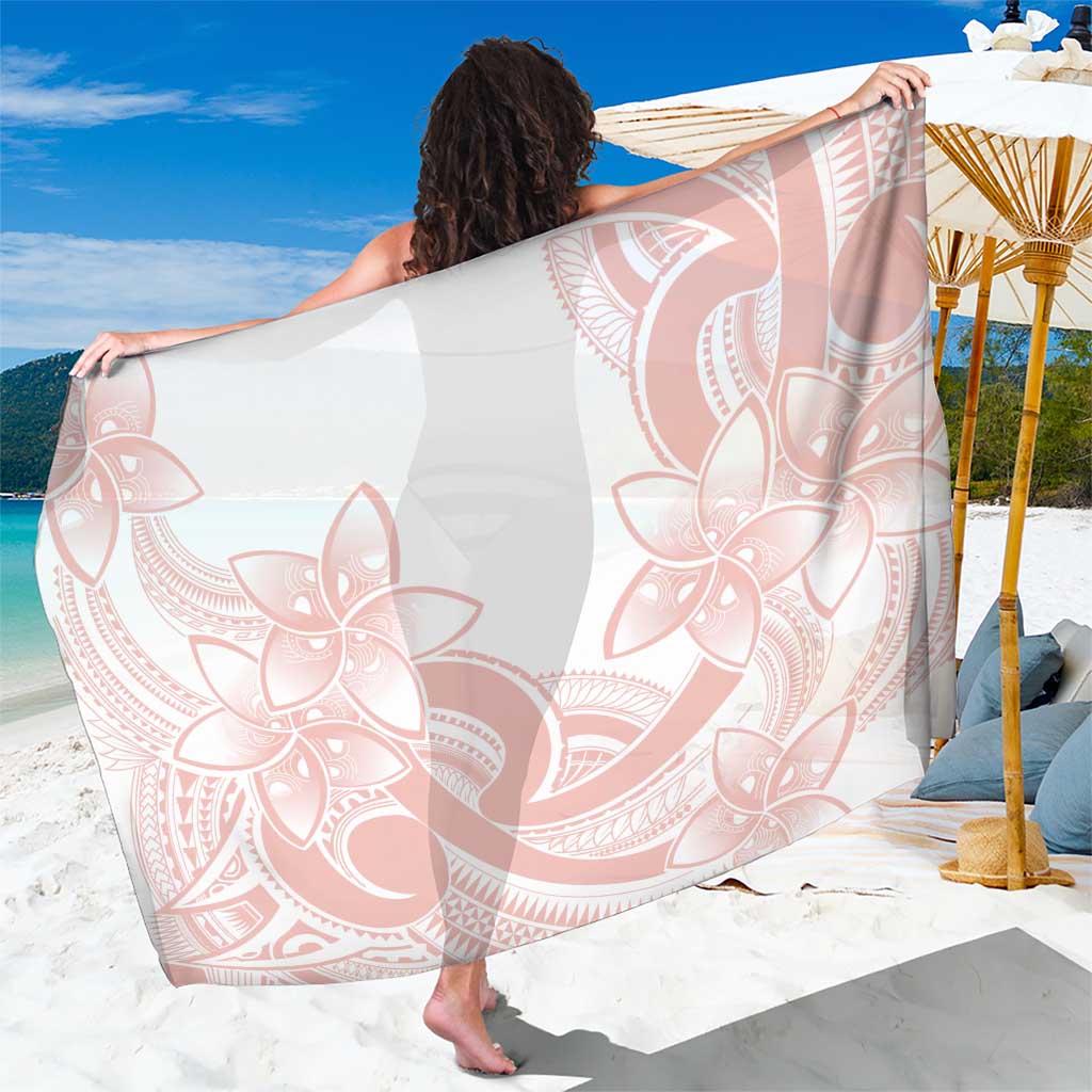 Polynesian Tribal Plumeria Lotu Tamaiti Sarong Pastel Blush LT9 One Size 44 x 66 inches Blush - Polynesian Pride