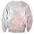 Polynesian Tribal Plumeria Lotu Tamaiti Sweatshirt Pastel Blush - Polynesian Pride