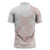 Polynesian Tribal Plumeria Lotu Tamaiti Zipper Polo Shirt Pastel Blush - Polynesian Pride