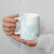 Polynesian Tribal Plumeria Lotu Tamaiti Ceramic Mug Pastel Cyan - Polynesian Pride