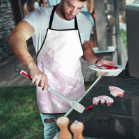 Polynesian Tribal Plumeria Lotu Tamaiti Apron Pastel Mauve - Polynesian Pride