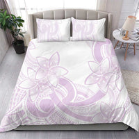 Polynesian Tribal Plumeria Lotu Tamaiti Bedding Set Pastel Mauve - Polynesian Pride