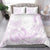 Polynesian Tribal Plumeria Lotu Tamaiti Bedding Set Pastel Mauve - Polynesian Pride