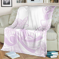 Polynesian Tribal Plumeria Lotu Tamaiti Blanket Pastel Mauve LT9 - Polynesian Pride