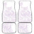 Polynesian Tribal Plumeria Lotu Tamaiti Car Mats Pastel Mauve - Polynesian Pride