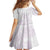Polynesian Tribal Plumeria Lotu Tamaiti Family Matching Off Shoulder Short Dress and Hawaiian Shirt Pastel Mauve - Polynesian Pride