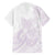 Polynesian Tribal Plumeria Lotu Tamaiti Family Matching Off Shoulder Short Dress and Hawaiian Shirt Pastel Mauve - Polynesian Pride