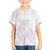 Polynesian Tribal Plumeria Lotu Tamaiti Family Matching Off Shoulder Short Dress and Hawaiian Shirt Pastel Mauve - Polynesian Pride
