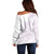 Polynesian Tribal Plumeria Lotu Tamaiti Off Shoulder Sweater Pastel Mauve - Polynesian Pride