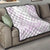 Polynesian Tribal Plumeria Lotu Tamaiti Quilt Pastel Mauve - Polynesian Pride
