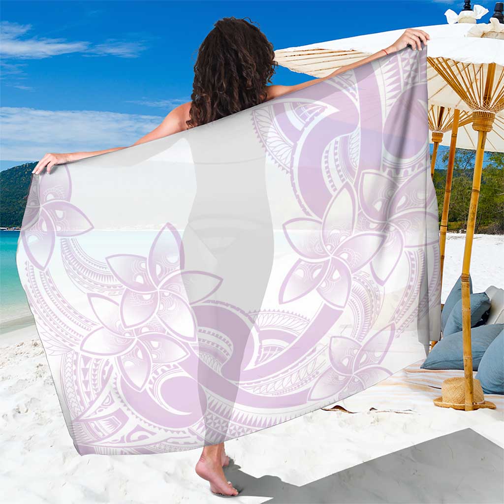 Polynesian Tribal Plumeria Lotu Tamaiti Sarong Pastel Mauve - Polynesian Pride