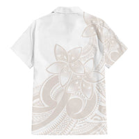 Polynesian Tribal Plumeria Lotu Tamaiti Family Matching Mermaid Dress and Hawaiian Shirt Pastel Nude - Polynesian Pride