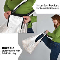 Polynesian Tribal Plumeria Lotu Tamaiti Grocery Bag Pastel Nude - Polynesian Pride