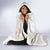 Polynesian Tribal Plumeria Lotu Tamaiti Hooded Blanket Pastel Nude - Polynesian Pride