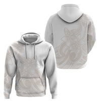 Polynesian Tribal Plumeria Lotu Tamaiti Zip Hoodie Pastel Nude LT9 - Polynesian Pride
