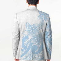 Polynesian Tribal Plumeria Lotu Tamaiti Blazer Pastel Sky Blue LT9 - Polynesian Pride
