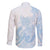 Polynesian Tribal Plumeria Lotu Tamaiti Family Matching Long Sleeve Bodycon Dress and Hawaiian Shirt Pastel Sky Blue - Polynesian Pride