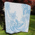 Polynesian Tribal Plumeria Lotu Tamaiti Quilt Pastel Sky Blue - Polynesian Pride