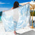 Polynesian Tribal Plumeria Lotu Tamaiti Sarong Pastel Sky Blue - Polynesian Pride