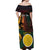 Personalised Shefa Day Off Shoulder Maxi Dress Happy June 18 Vanuatu Province