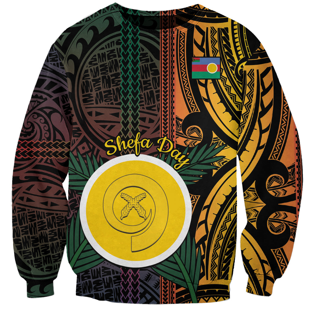 Personalised Shefa Day Sweatshirt Happy June 18 Vanuatu Province
