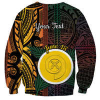 Personalised Shefa Day Sweatshirt Happy June 18 Vanuatu Province