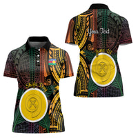Personalised Shefa Day Women Polo Shirt Happy June 18 Vanuatu Province