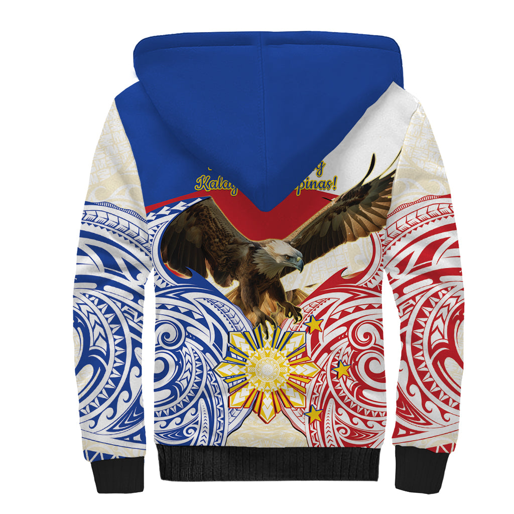 Philippines Independence Day Sherpa Hoodie Pilipinas Eagle 126th Anniversary