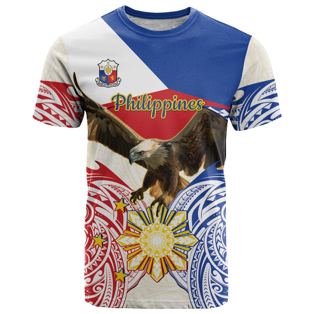 Philippines Independence Day T Shirt Pilipinas Eagle 126th Anniversary LT14 Blue - Polynesian Pride