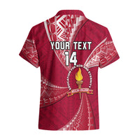 Personalised Tonga Beulah College Hawaiian Shirt Tongan Ngatu Pattern LT14 - Polynesian Pride