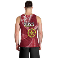 Personalised Tonga Eua High School Men Tank Top Class Of Year Tongan Ngatu Pattern LT14 - Polynesian Pride
