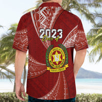 Personalised Tonga Vavau High School Hawaiian Shirt Class Of Year Tongan Ngatu Pattern LT14 - Polynesian Pride