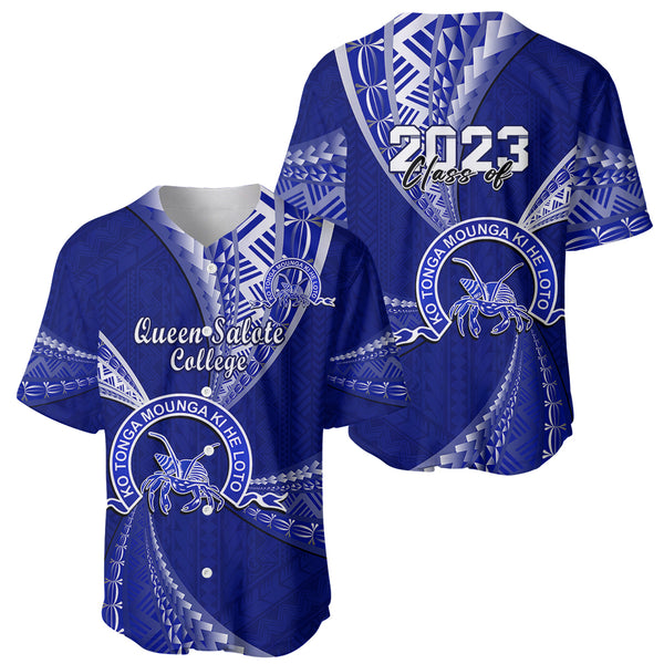 Personalised Tonga Queen Salote College Baseball Jersey Class Of Year ...