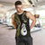 Personalised New Zealand Men Tank Top Aotearoa Silver Fern With Manaia Maori Unique Gold LT14 - Polynesian Pride
