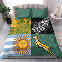 Rugby 2025 Championship Bedding Set Combination of Southern Hemisphere Countries - Polynesian Pride