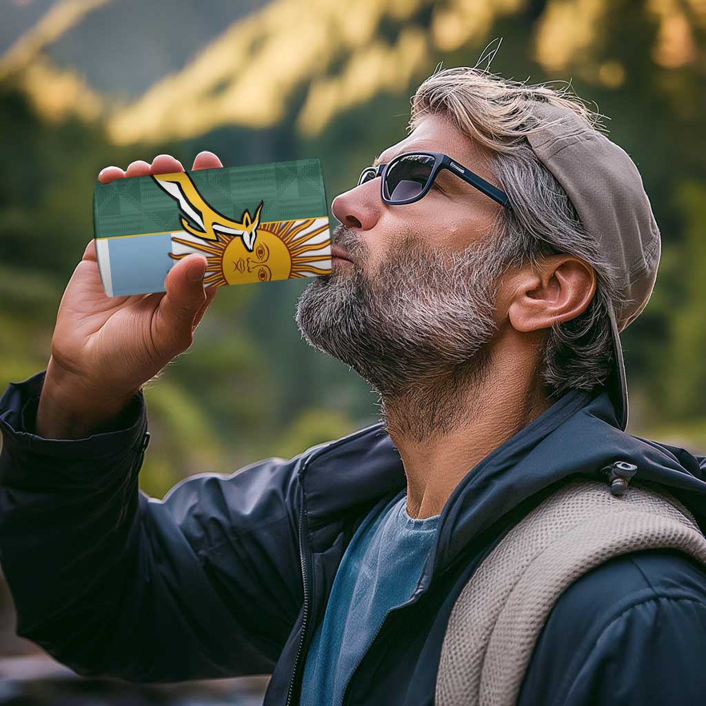 Rugby 2025 Championship 4 in 1 Can Cooler Tumbler Combination of Southern Hemisphere Countries - Polynesian Pride