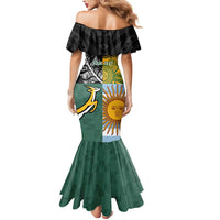Personalised Rugby 2025 Championship Mermaid Dress Combination of Southern Hemisphere Countries - Polynesian Pride
