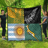 Rugby 2025 Championship Quilt Combination of Southern Hemisphere Countries - Polynesian Pride