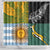 Rugby 2025 Championship Shower Curtain Combination of Southern Hemisphere Countries - Polynesian Pride