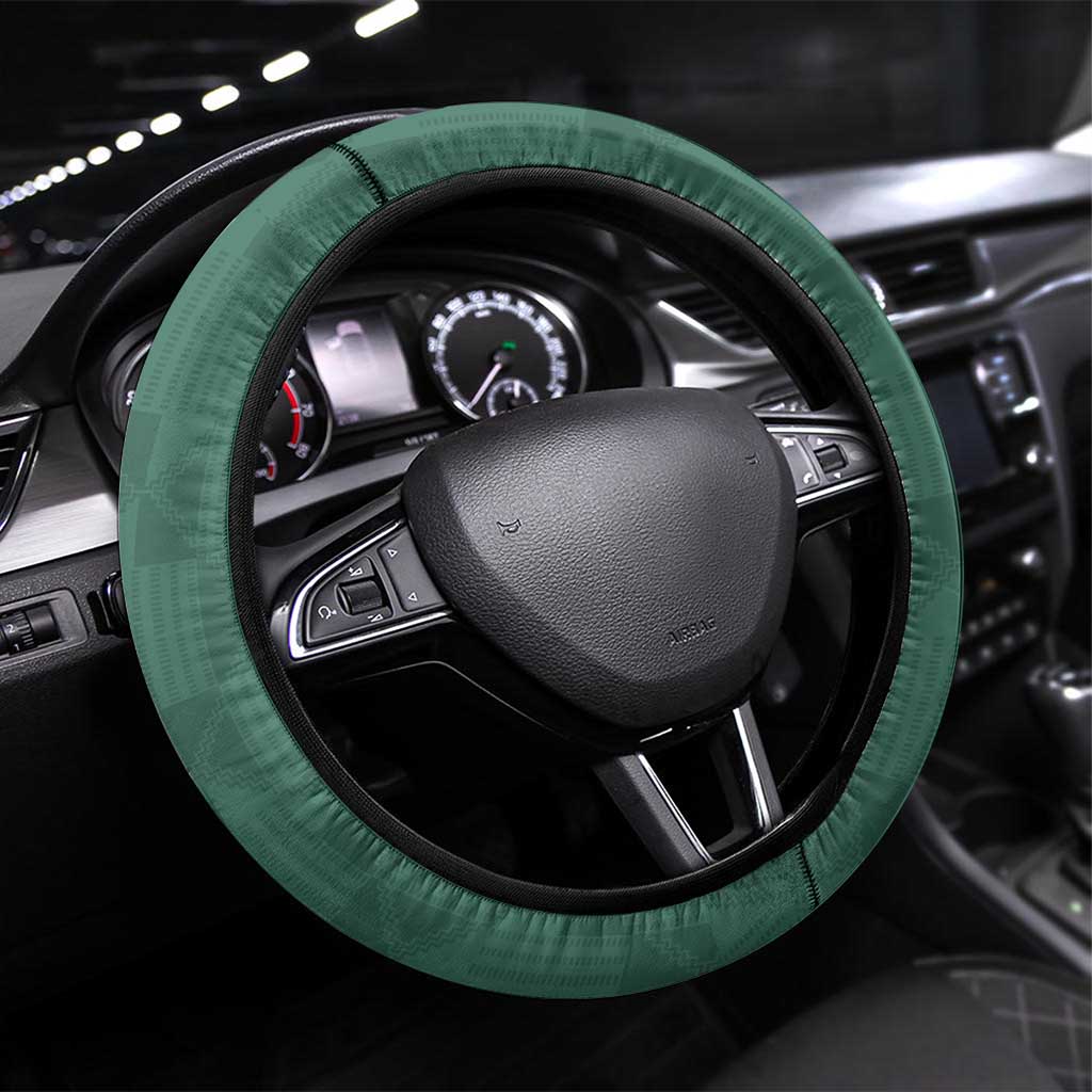 Rugby 2025 Championship Steering Wheel Cover Combination of Southern Hemisphere Countries LT14 Universal Fit Black - Polynesian Pride