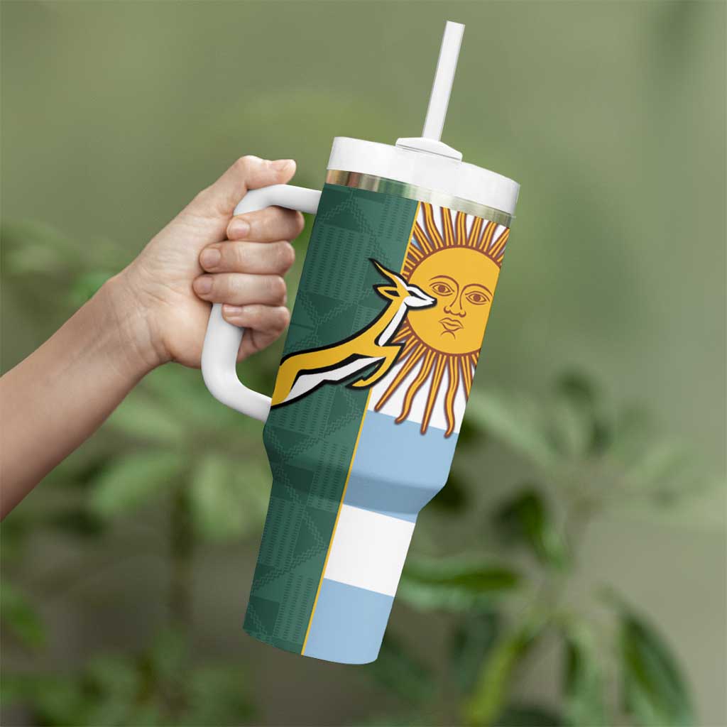 Rugby 2025 Championship Tumbler With Handle Combination of Southern Hemisphere Countries - Polynesian Pride