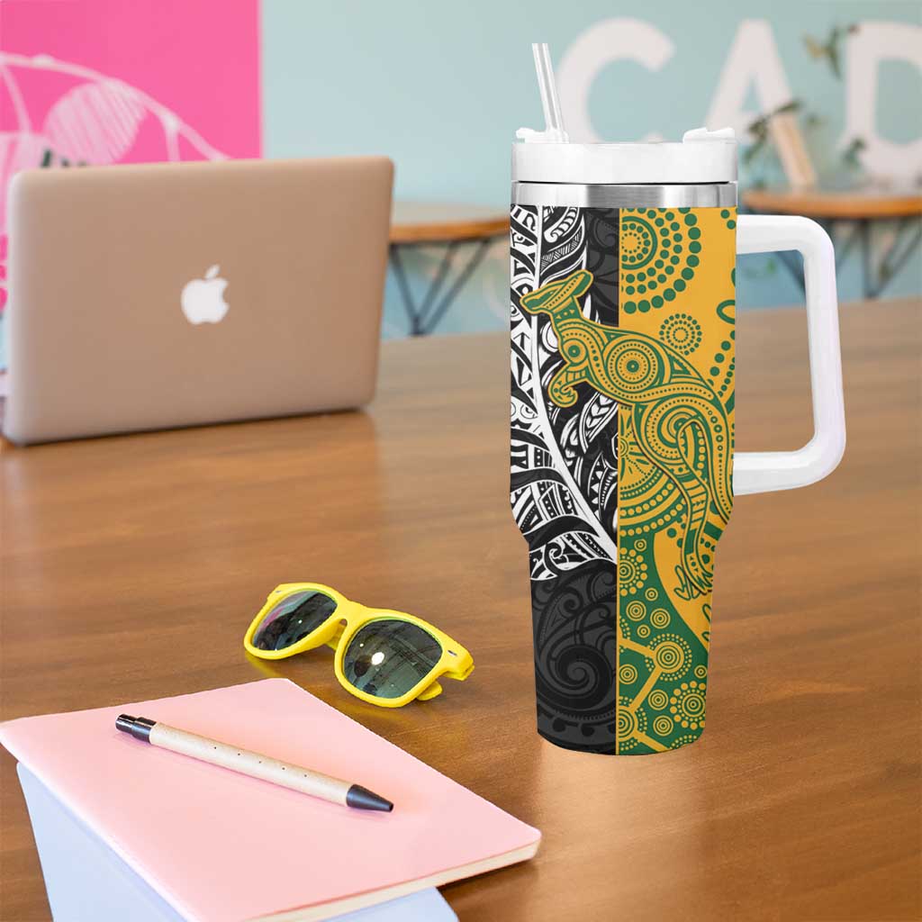 Rugby 2025 Championship Tumbler With Handle Combination of Southern Hemisphere Countries - Polynesian Pride