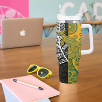 Rugby 2025 Championship Tumbler With Handle Combination of Southern Hemisphere Countries - Polynesian Pride