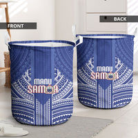 Manu Samoa Rugby 2026 Laundry Basket Samoan Pattern