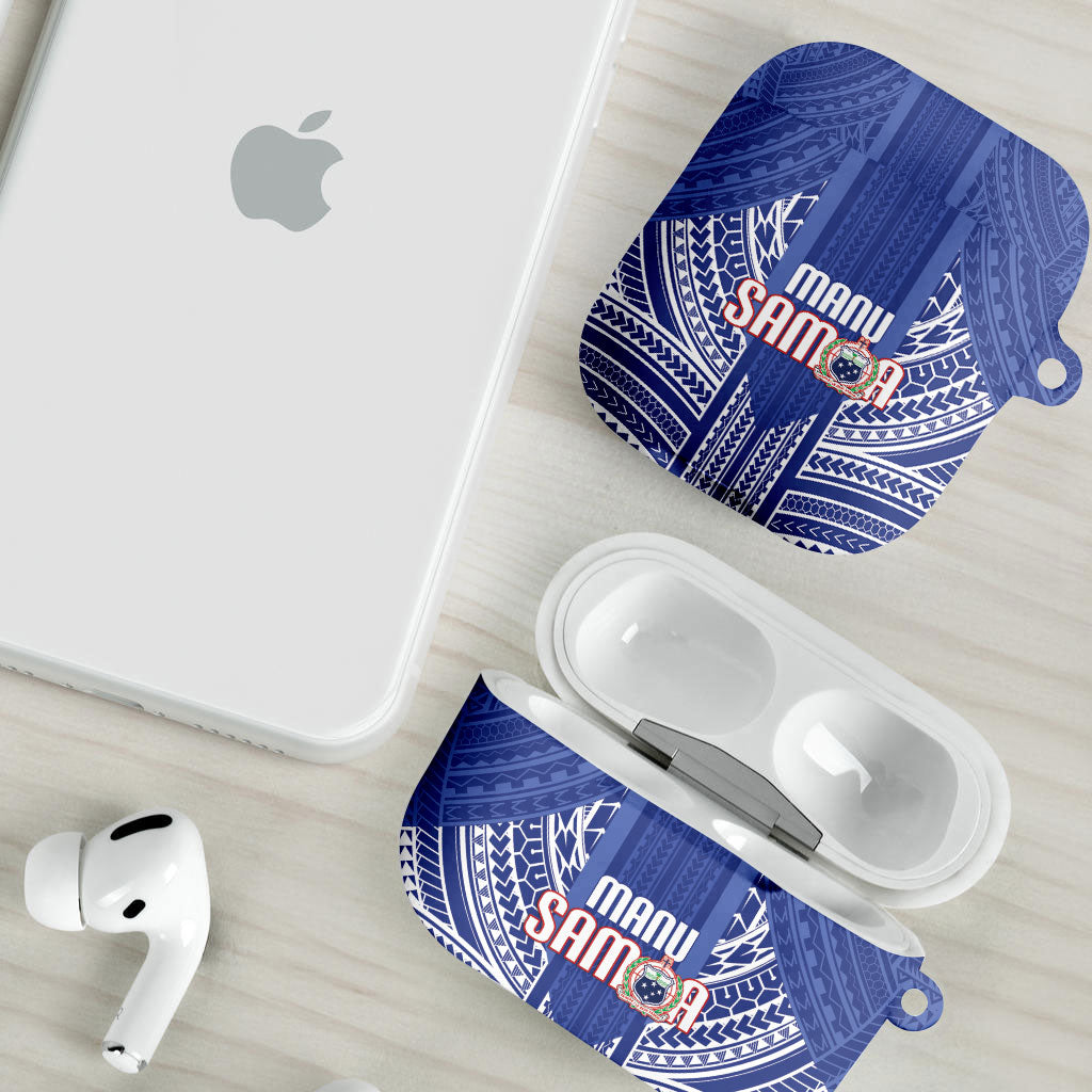 Manu Samoa Rugby 2026 AirPods Case Samoan Pattern